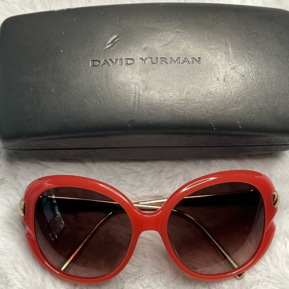 David Yurman Accessories - David Yurman Vibrant Red Sunglasses
